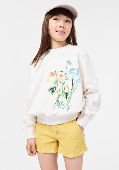 Molo Pearled Ivory Sweatshirt
