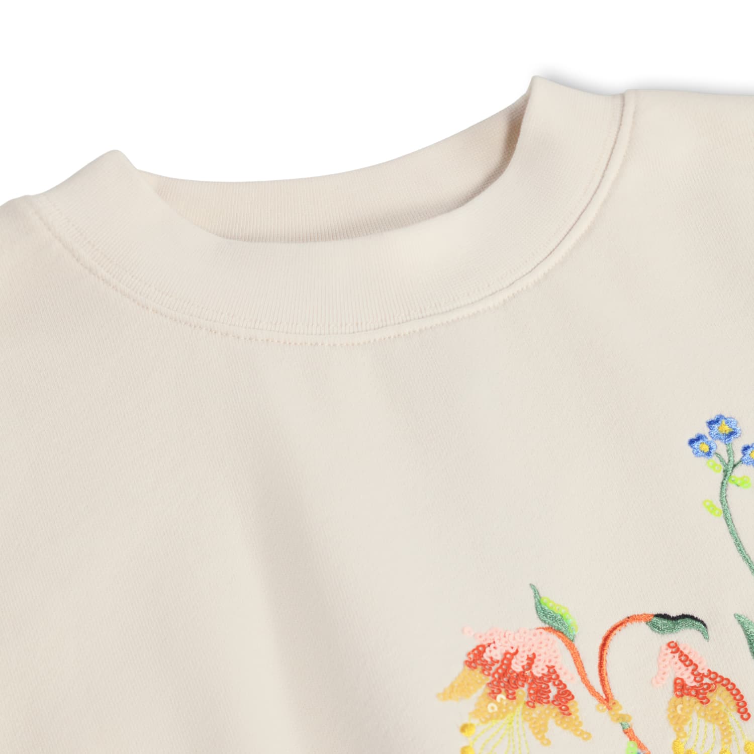 Molo Pearled Ivory Sweatshirt