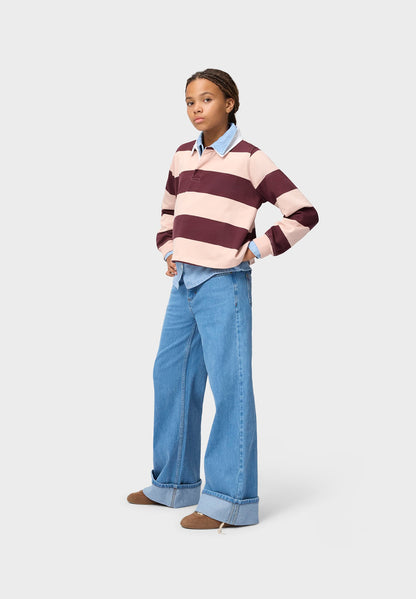 Molo Rozalia Berry Petal Long Sleeve T-Shirt
