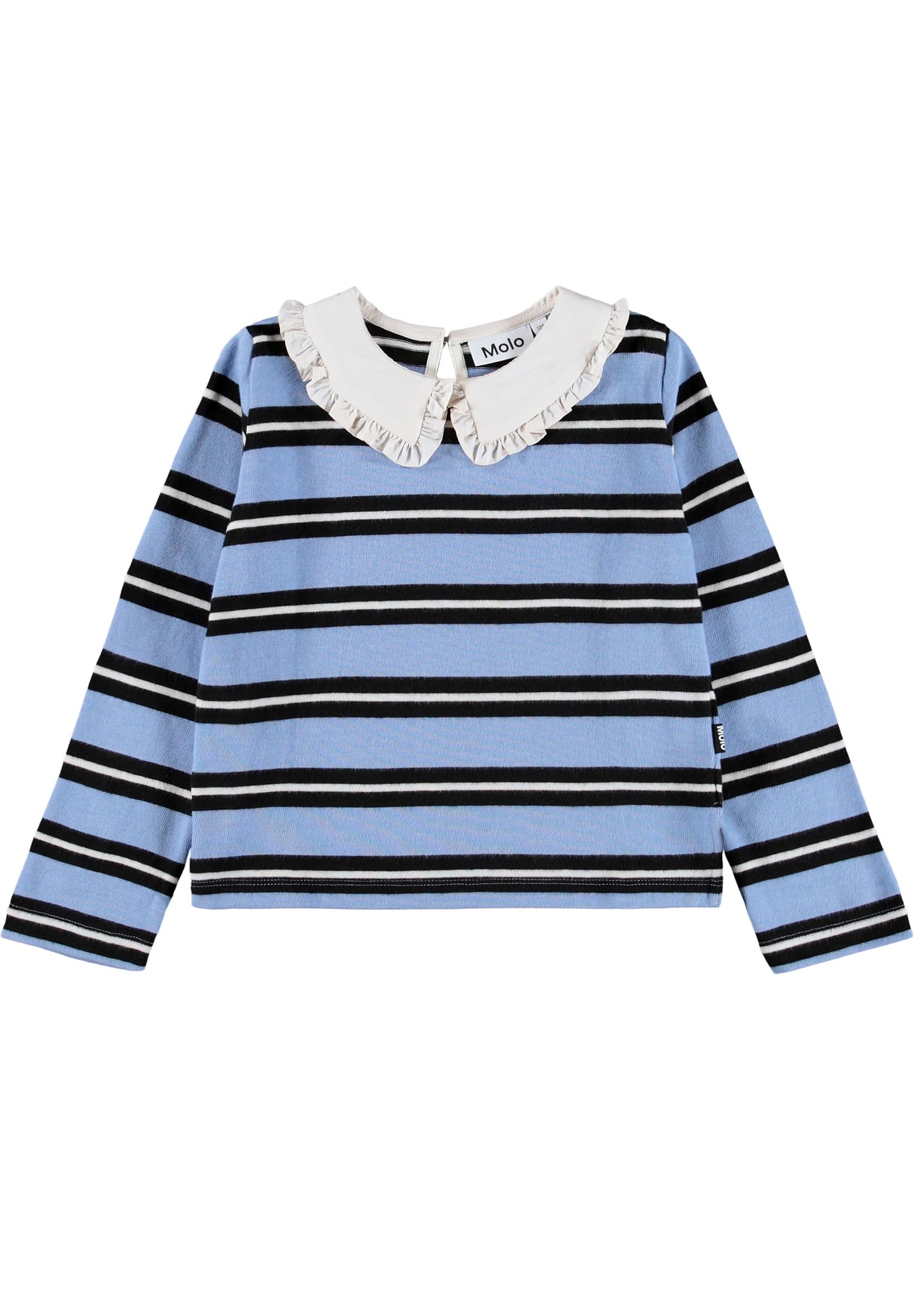 Molo Girls Rama Topaz Stripe Long Sleeve T-Shirt