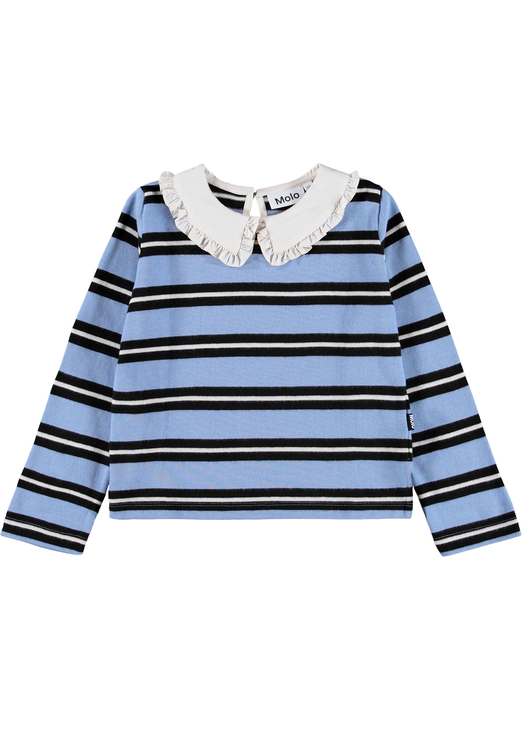 Molo Girls Rama Topaz Stripe Long Sleeve T-Shirt