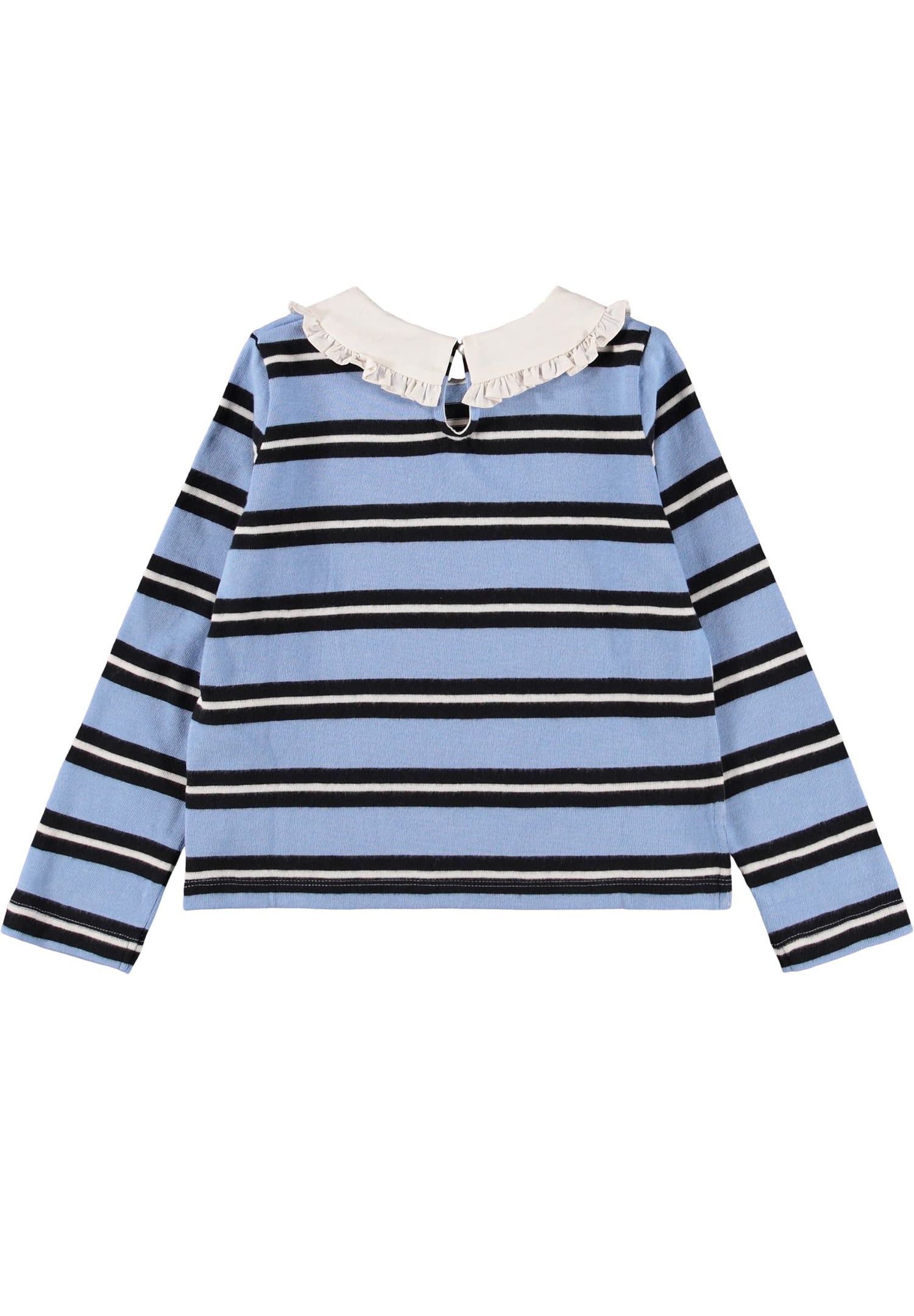 Molo Girls Rama Topaz Stripe Long Sleeve T-Shirt