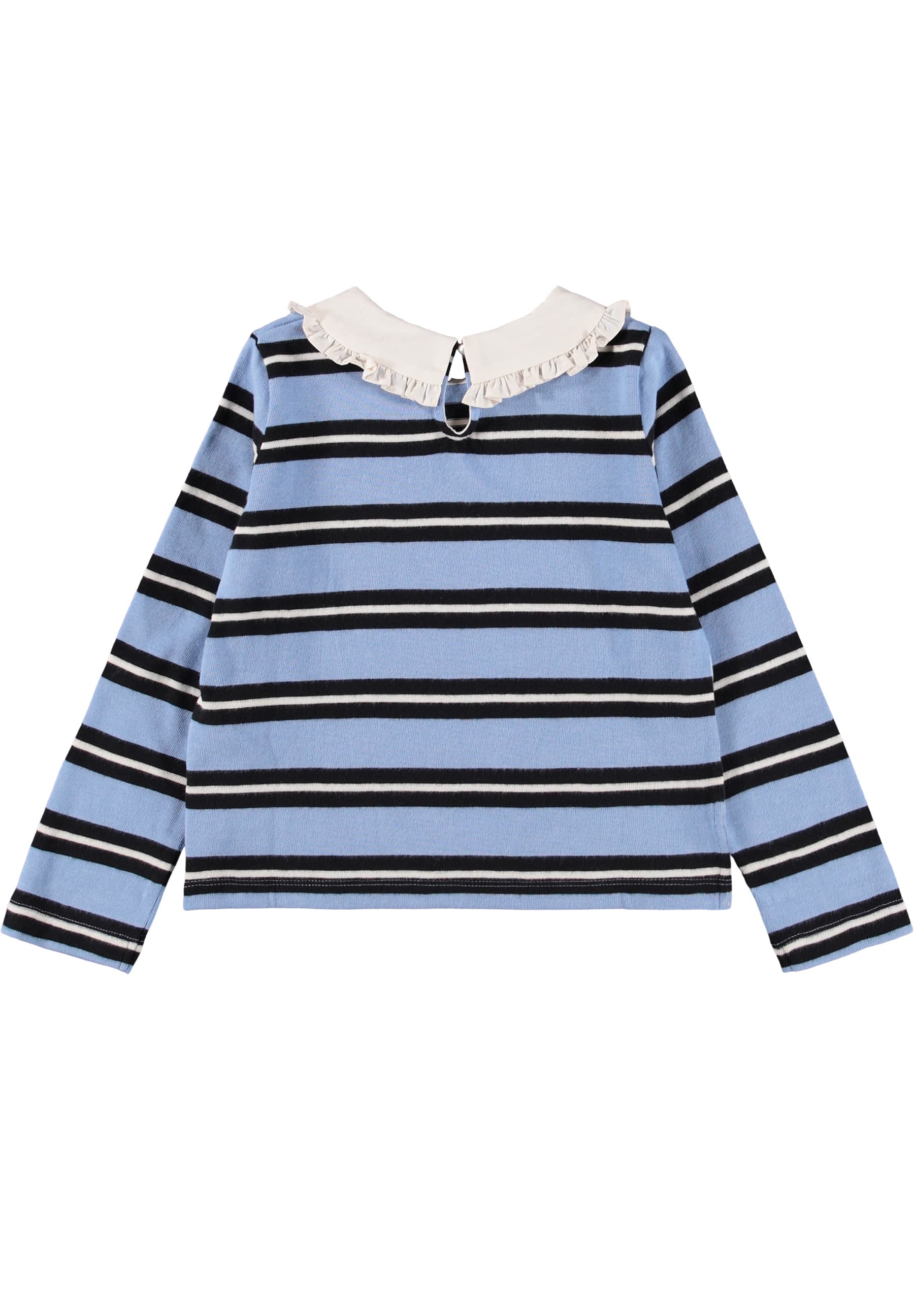 Molo Girls Rama Topaz Stripe Long Sleeve T-Shirt