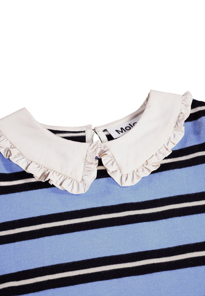 Molo Girls Rama Topaz Stripe Long Sleeve T-Shirt