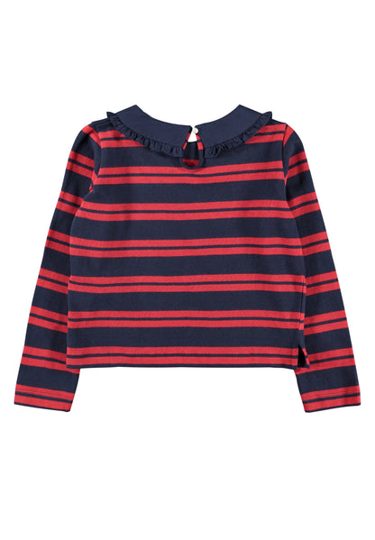 Molo Girls Rama Ruby Stripe Long Sleeve T-Shirt