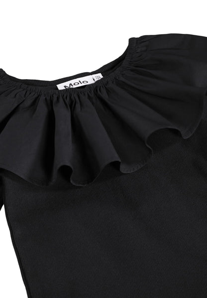 Molo Girls Renate Black Long Sleeve T-Shirt