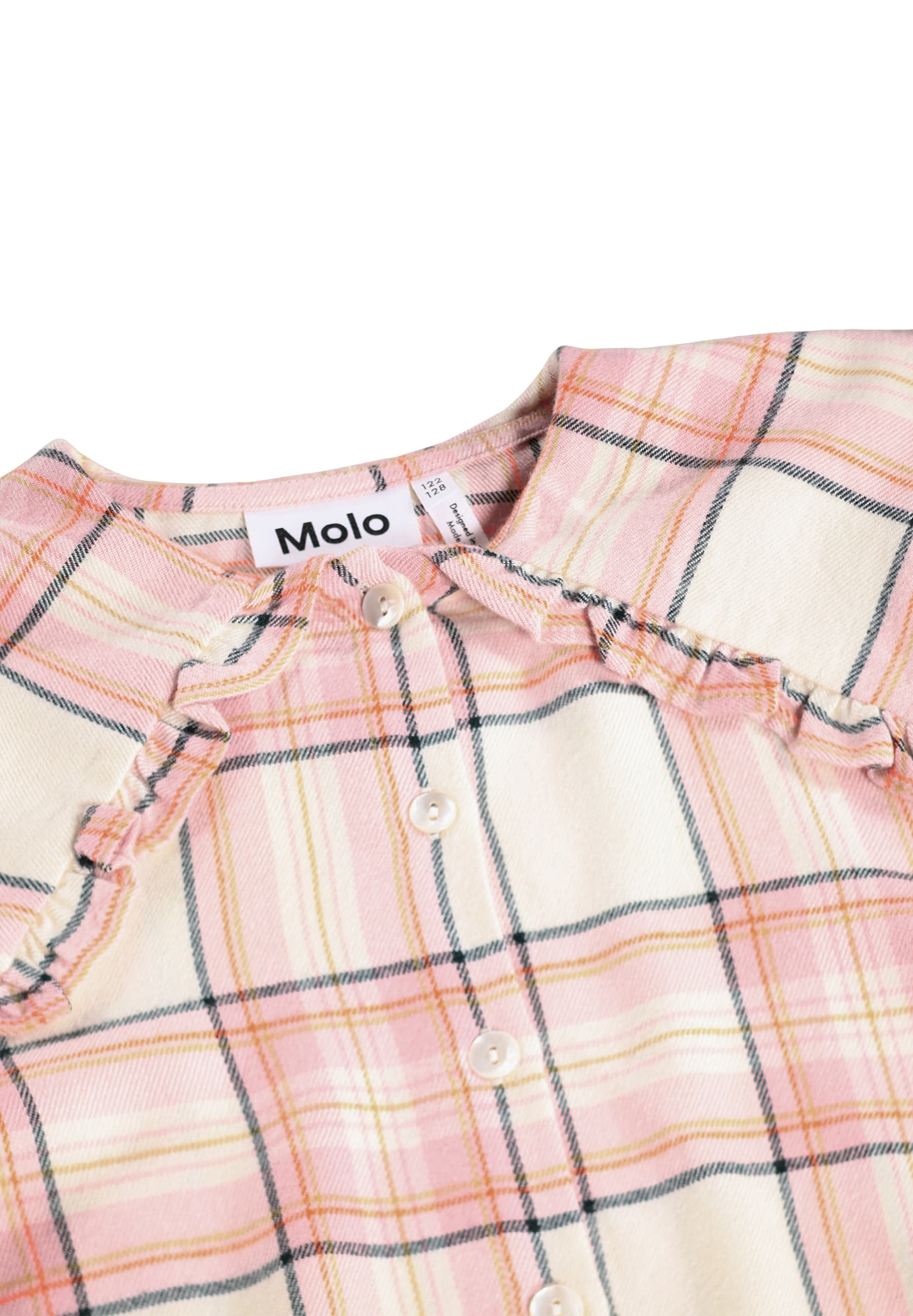 Molo Girls Rolanda Explore Check Long Sleeve Shirt