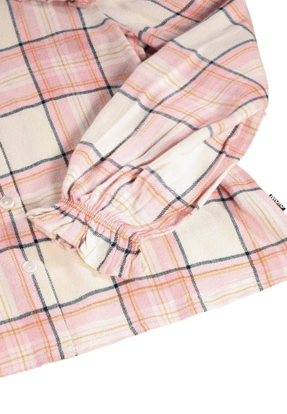 Molo Girls Rolanda Explore Check Long Sleeve Shirt