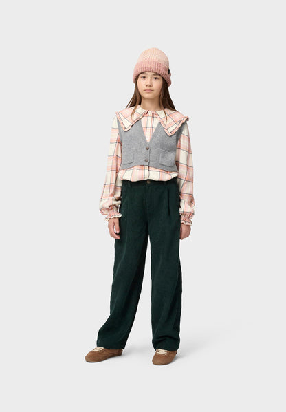 Molo Girls Rolanda Explore Check Long Sleeve Shirt
