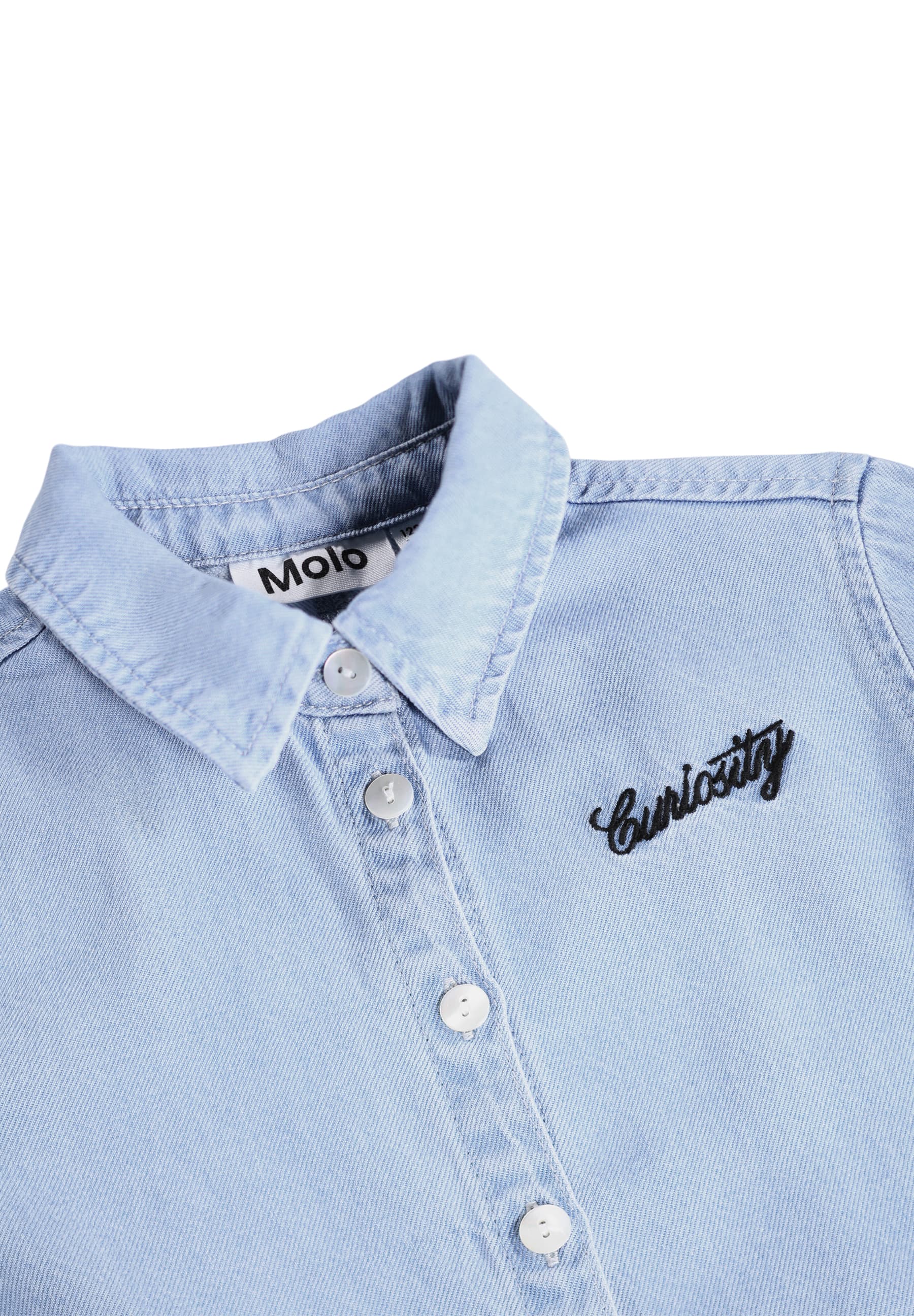 Molo Girls Reba Washed Drapy Long Sleeve Shirt