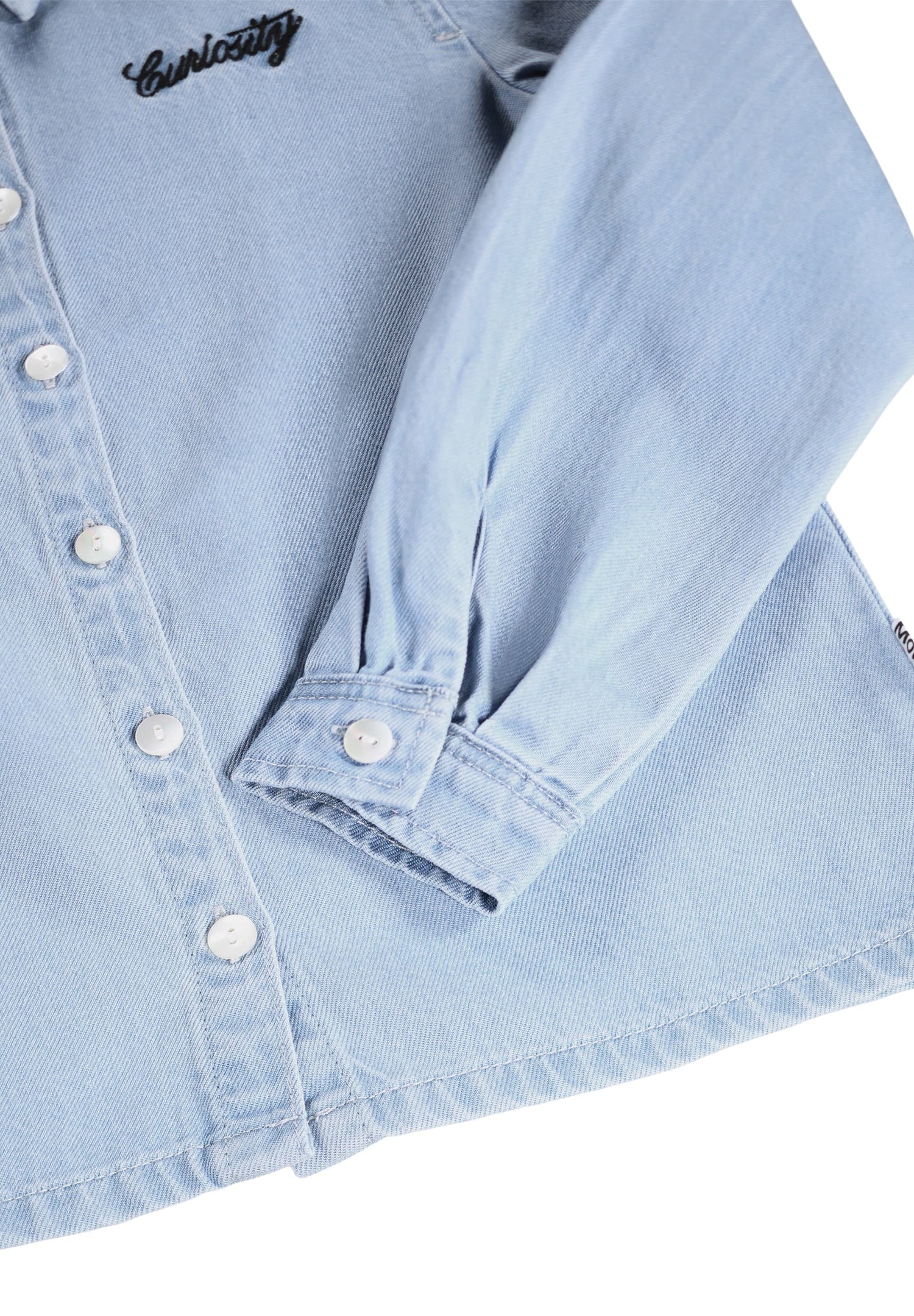 Molo Girls Reba Washed Drapy Long Sleeve Shirt