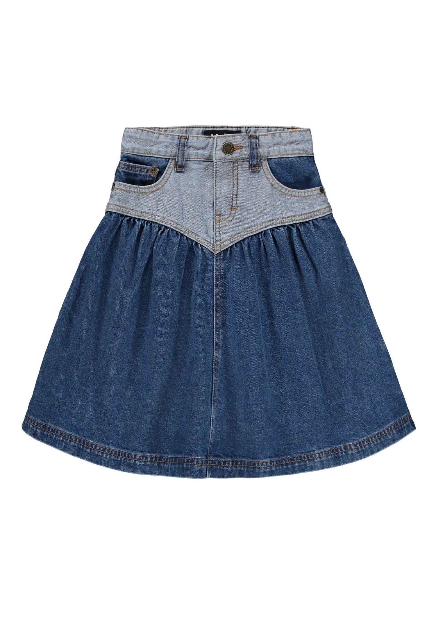 Molo Becca Two Side Denim Skirt