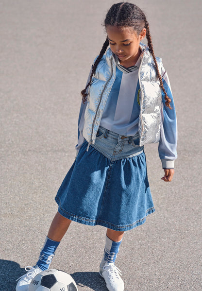 Molo Becca Two Side Denim Skirt