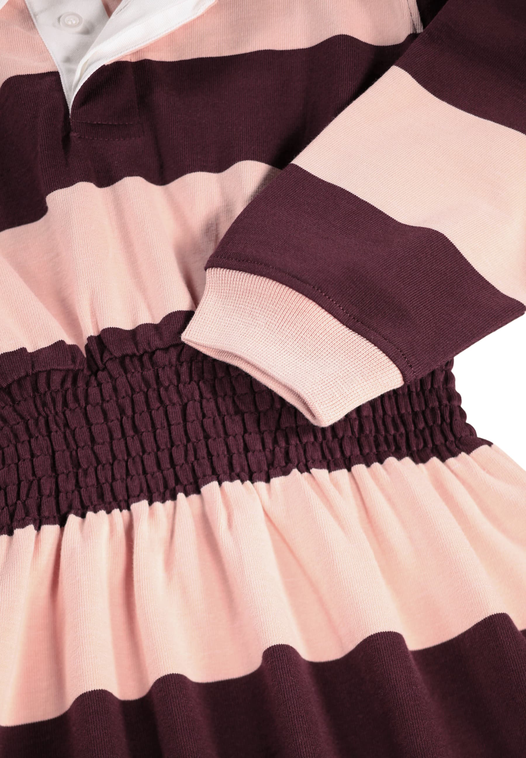 Molo Girls Carlot Berry Petal Long Sleeve Dress