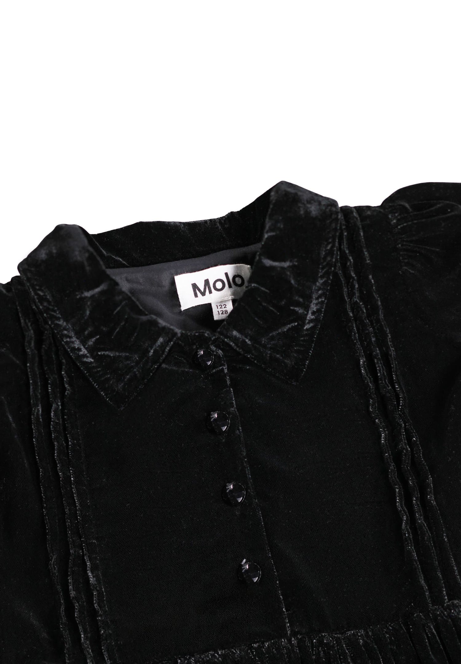 Molo Girls Carla Black Long Sleeve Dress