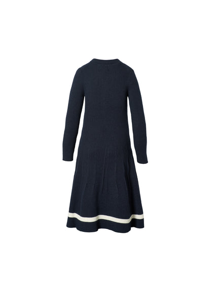 Molo Cecilia Navy Blazer Long Sleeve Dress