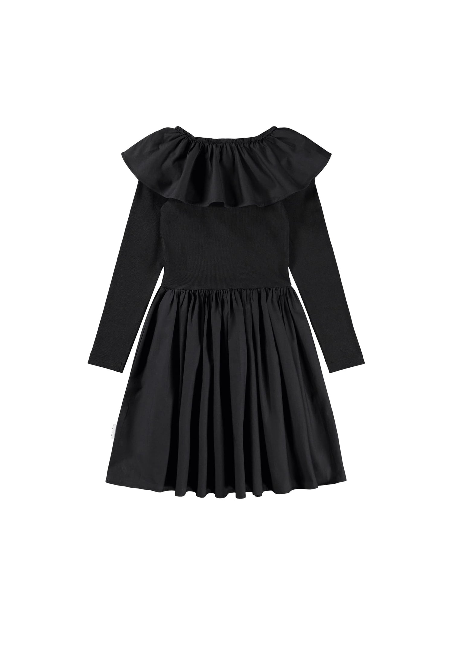 Molo Girls Cille Black Long Sleeve Dress
