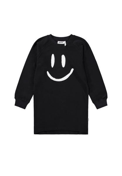 Molo Girls Carola Black Long Sleeve Dress