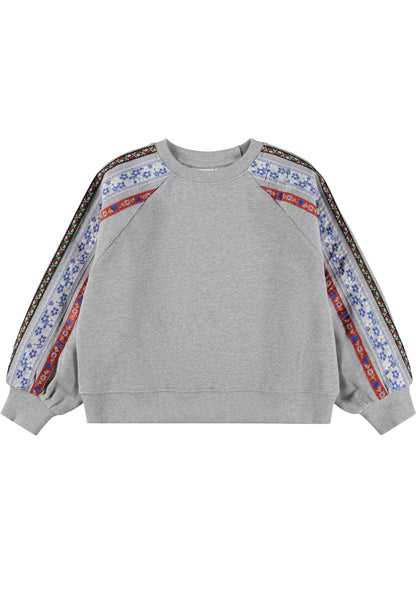 Molo Milou Grey Melange Sweatshirt