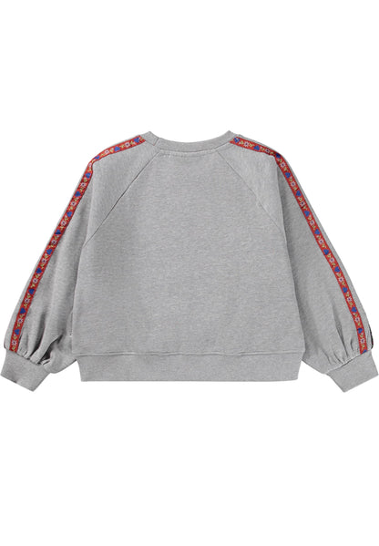 Molo Milou Grey Melange Sweatshirt