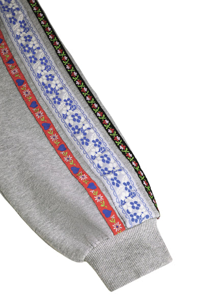 Molo Milou Grey Melange Sweatshirt