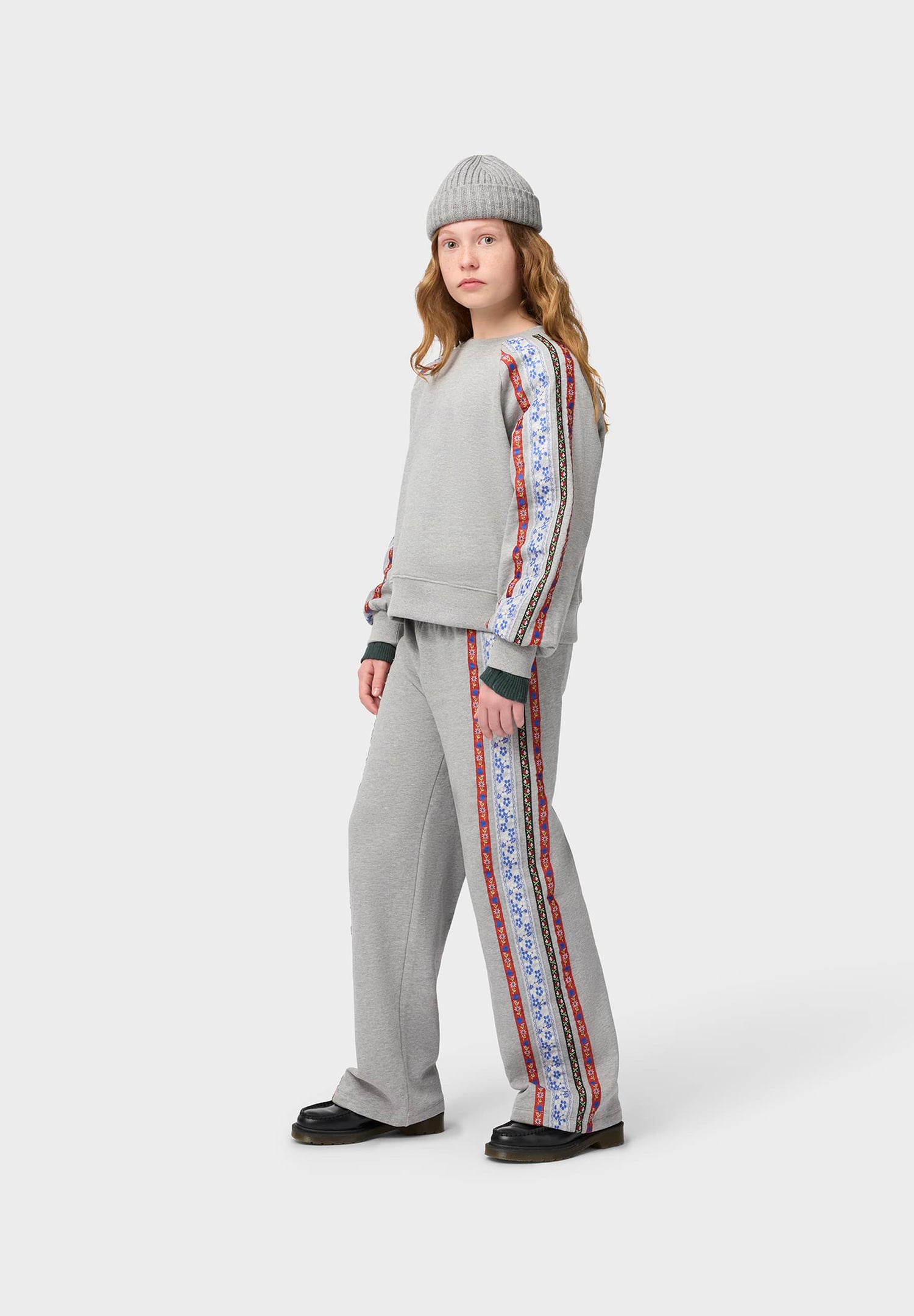 Molo Milou Grey Melange Sweatshirt