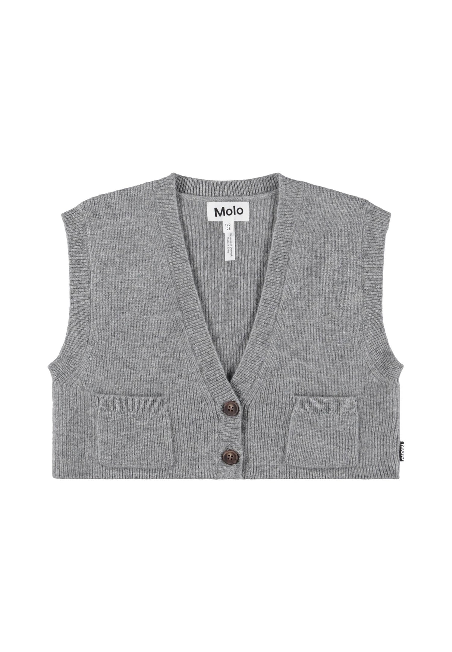 Molo Gianni Grey Melange Vest