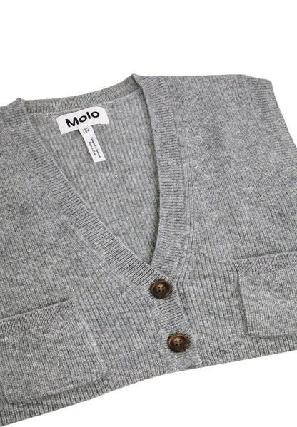 Molo Gianni Grey Melange Vest