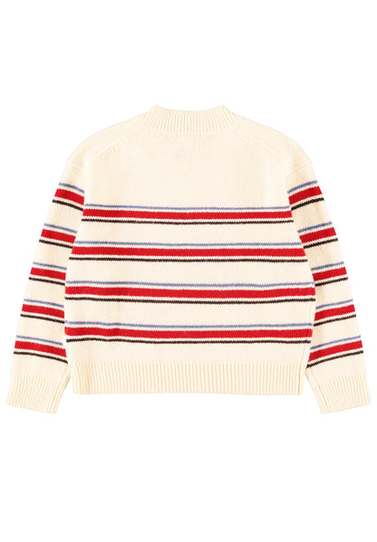 Molo Gwenda Stripy Bows Sweater