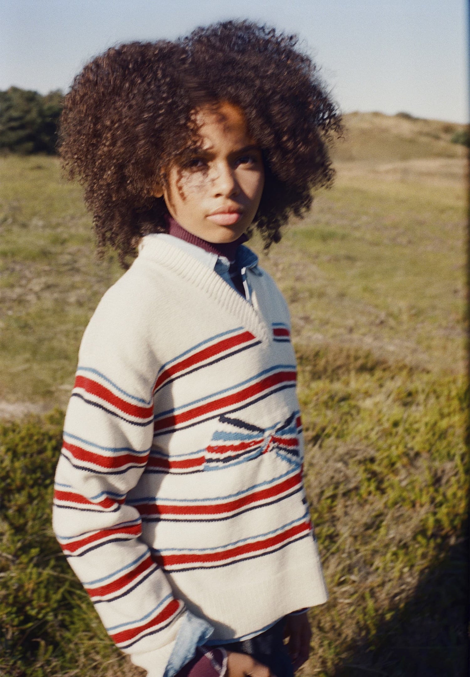 Molo Gwenda Stripy Bows Sweater