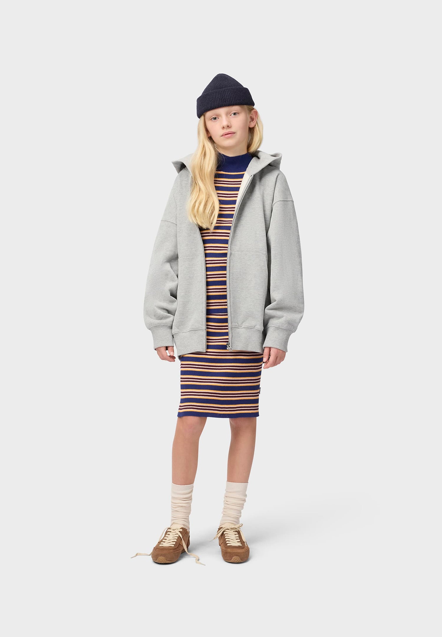 Molo Ginevra Navy Stripe Sweater