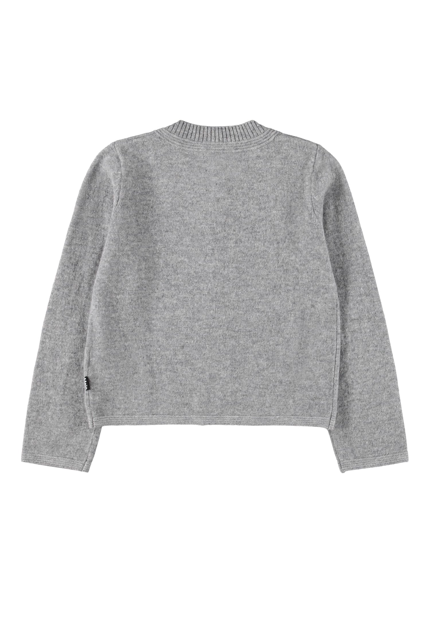 Molo Giovanna Grey Melange Cardigan