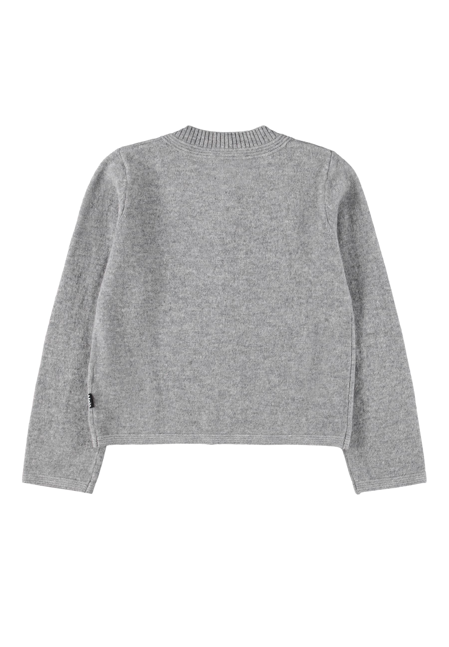 Molo Giovanna Grey Melange Cardigan