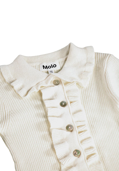 Molo Gamora Pearled Ivory Cardigan