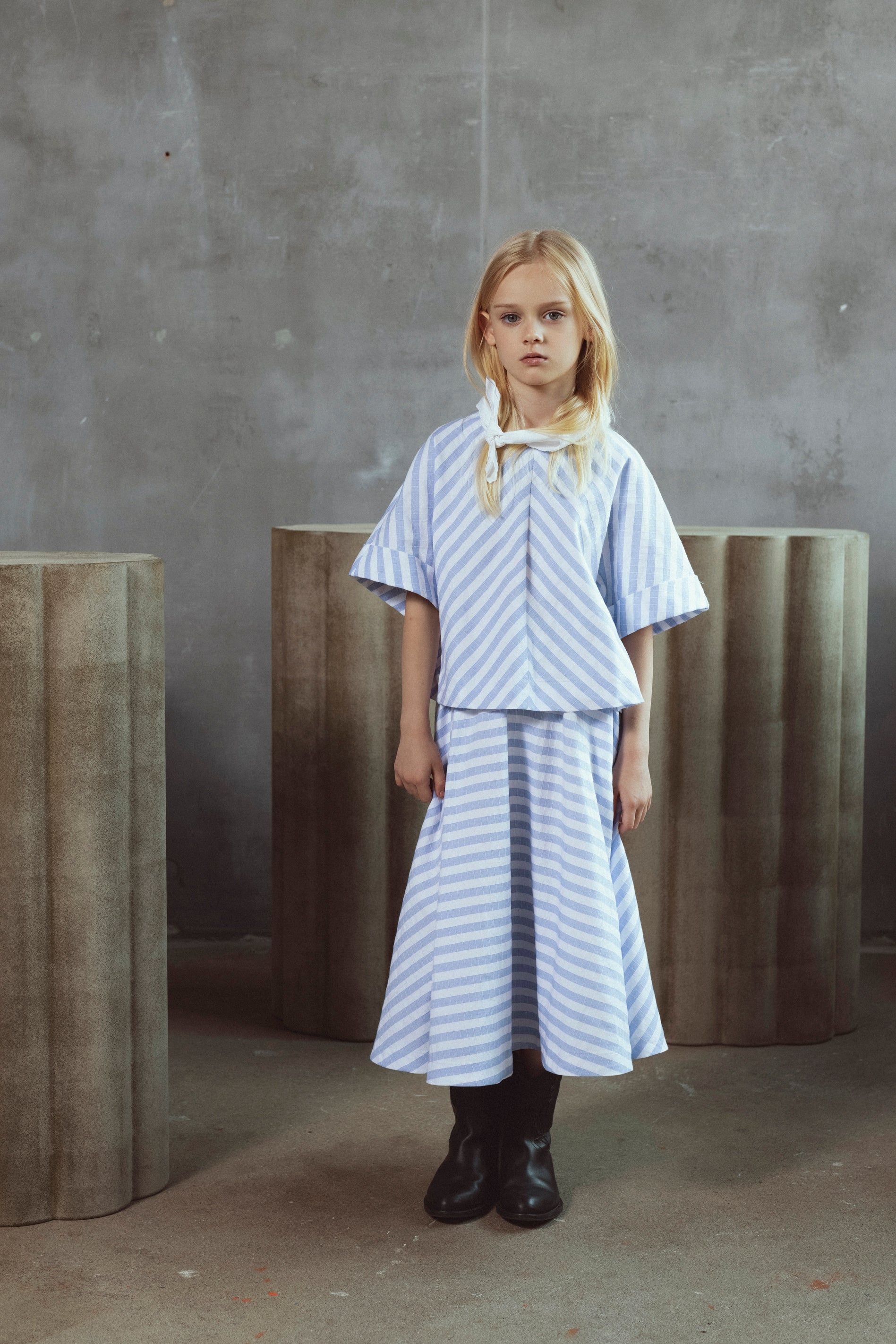 Unlabel Ice White Blue Skirt