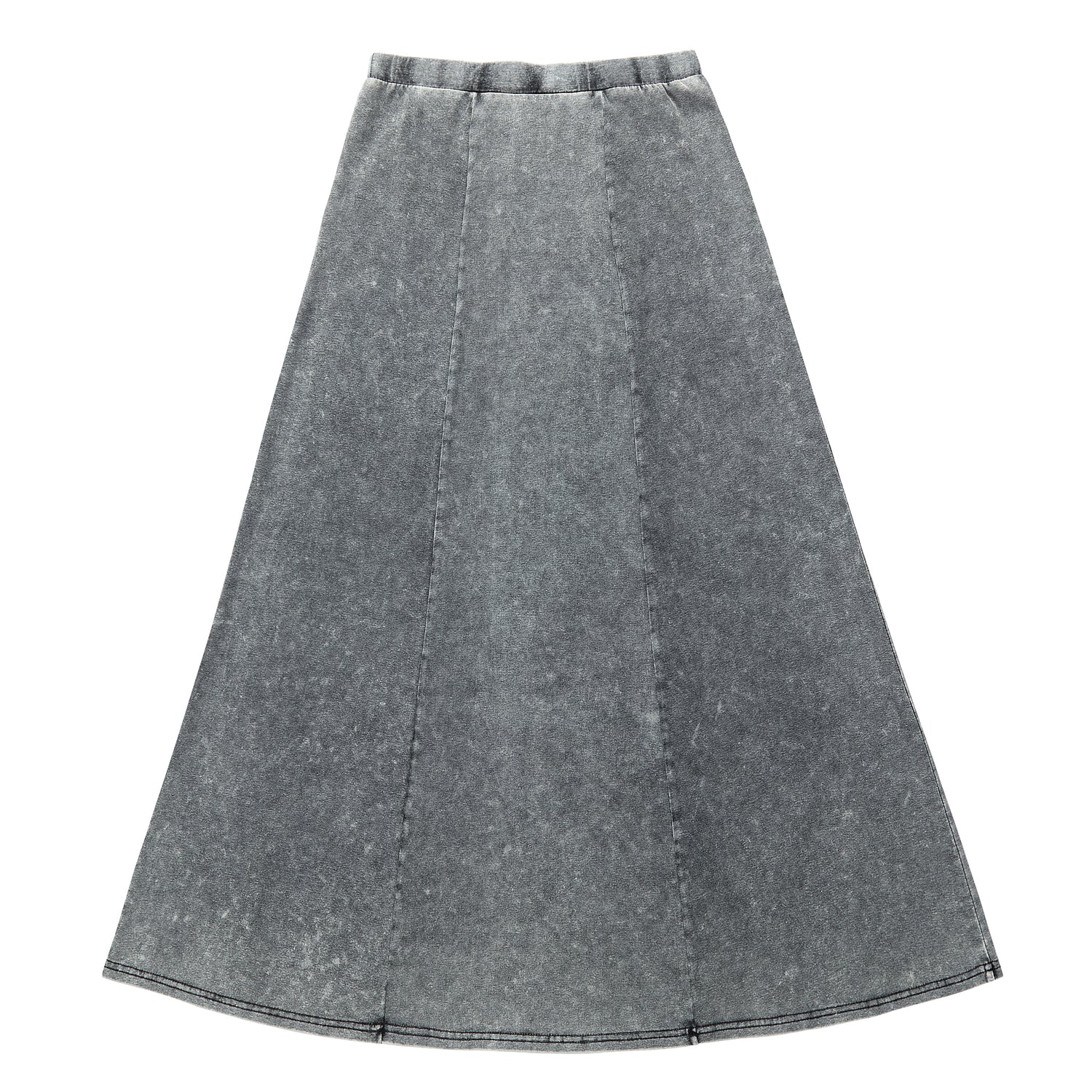 Duet Grey Wash Panel Pocket Skirt