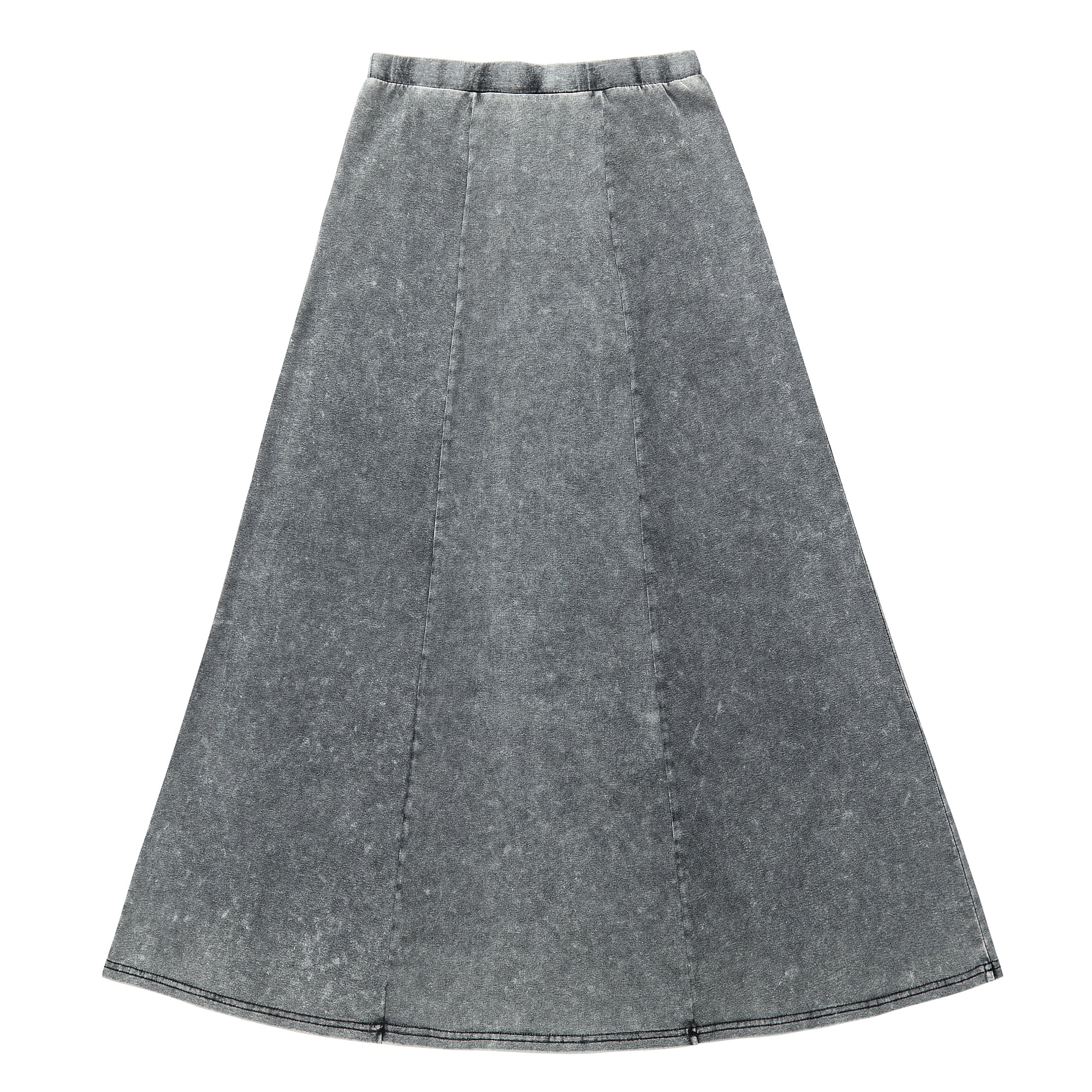 Duet Grey Wash Panel Pocket Skirt