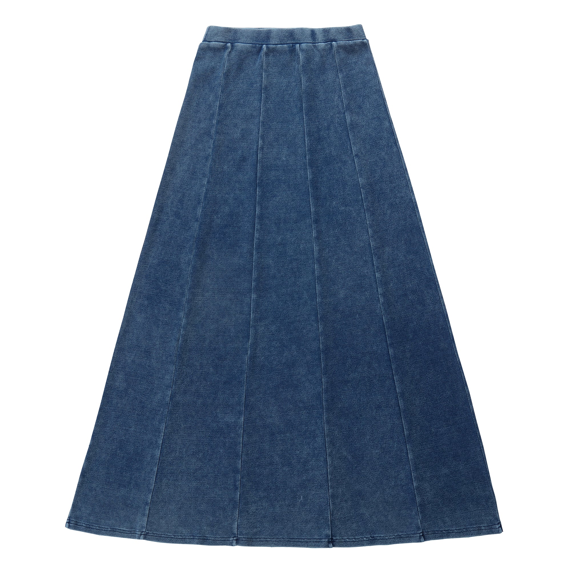 Duet Dark Denim Wash Panel Skirt