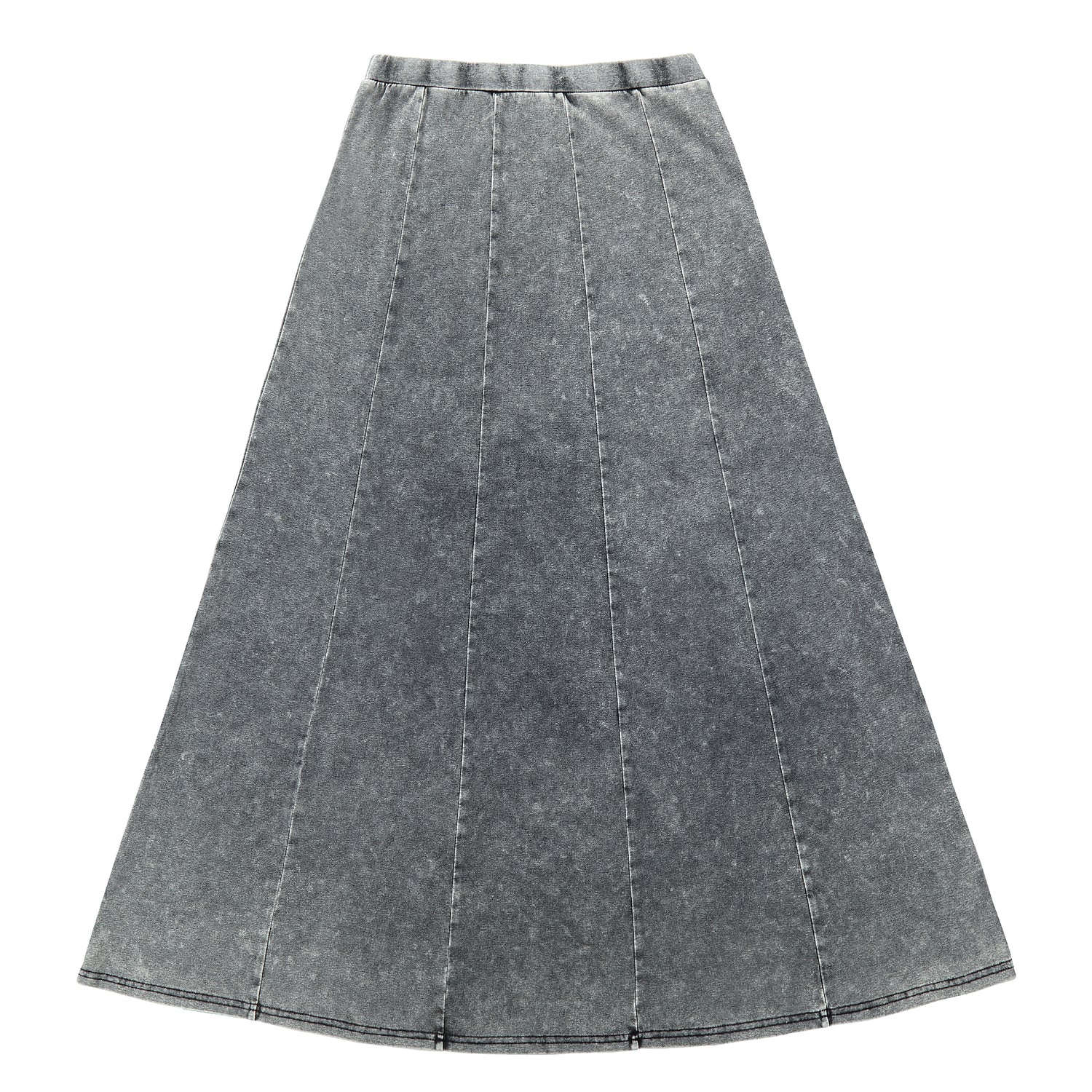 Duet Grey Wash Panel Skirt
