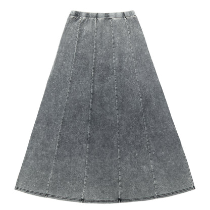 Duet Grey Wash Panel Skirt