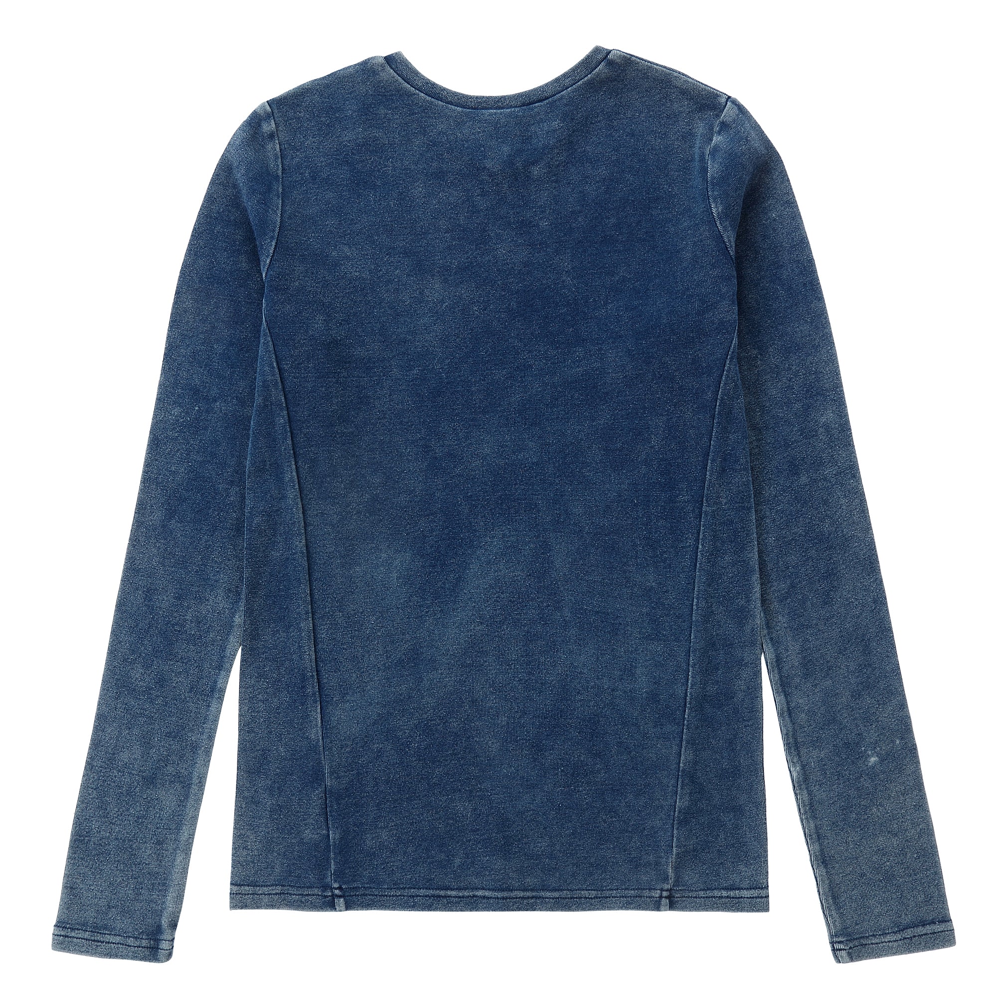 Duet Dark Denim Wash V-neck Tee