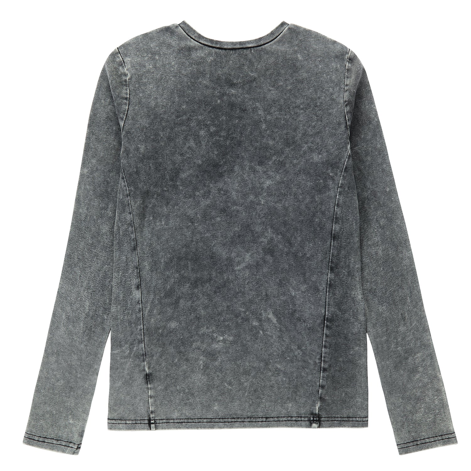 Duet Grey Wash V-neck Tee