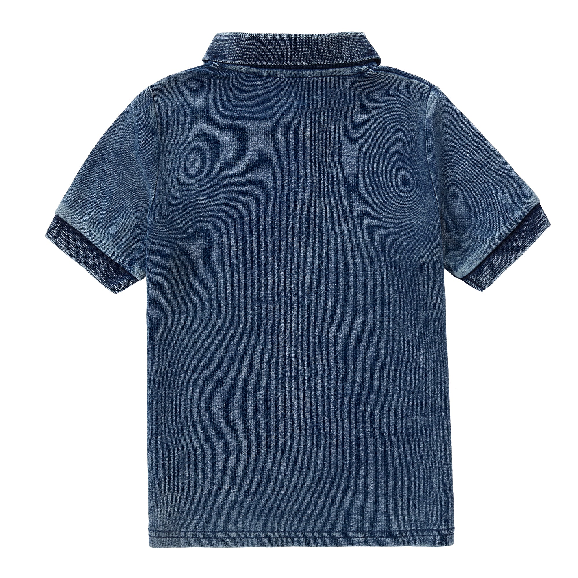 Duet Dark Blue Wash Short Sleeve Polo
