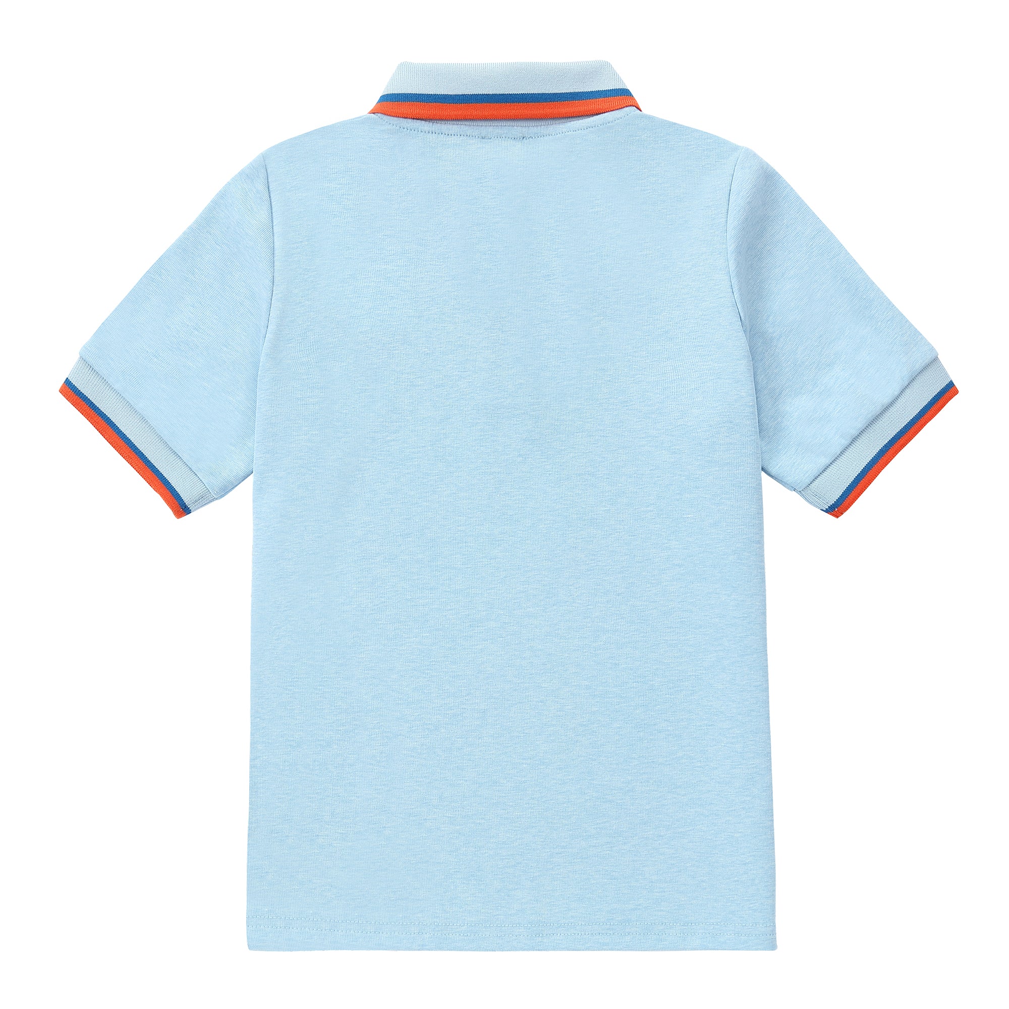 Duet Heather Blue Short Sleeve Polo