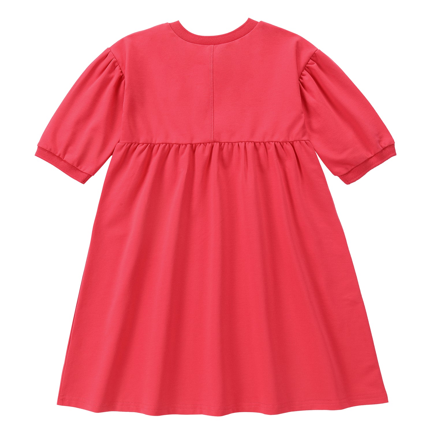 Duet Coral Puff Sleeve Dress