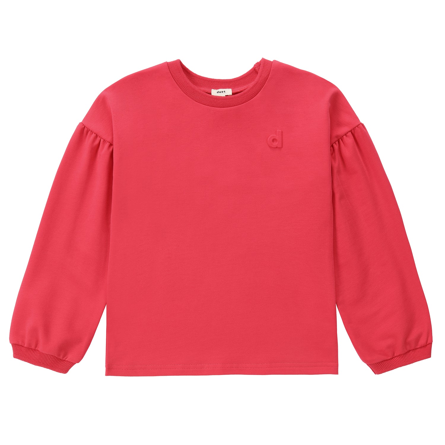 Duet Coral Puff Sleeve Top