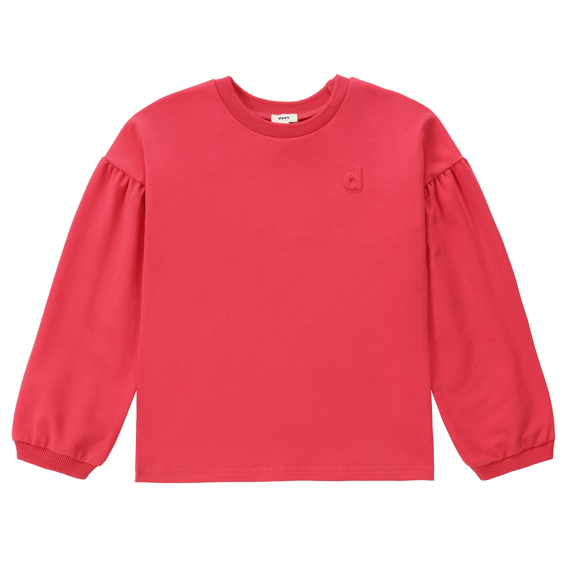 Duet Coral Puff Sleeve Top