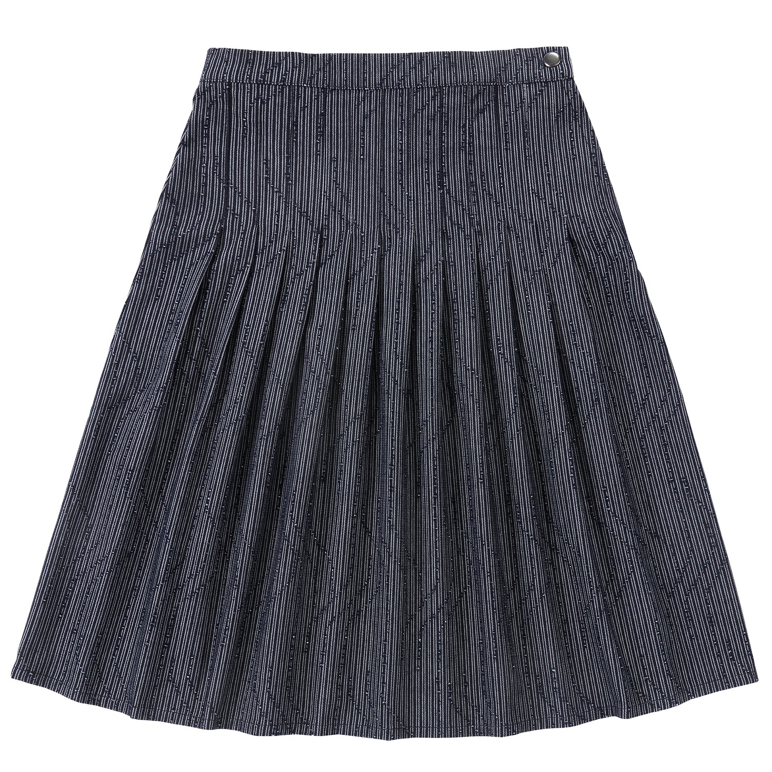 Denim Striped Skirt