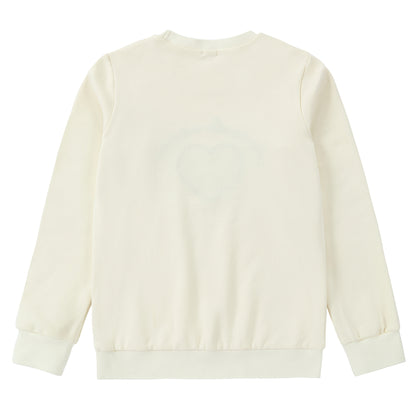 Duet Ivory Center Heart Sweatshirt