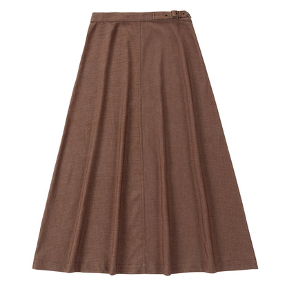 Duet Brown Twill Skirt